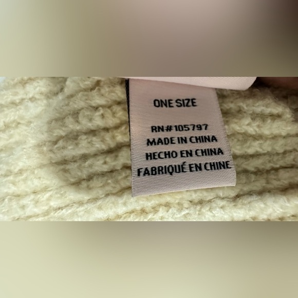 Juicy Couture Beige Knit Beanie and Scarf Set main image 6